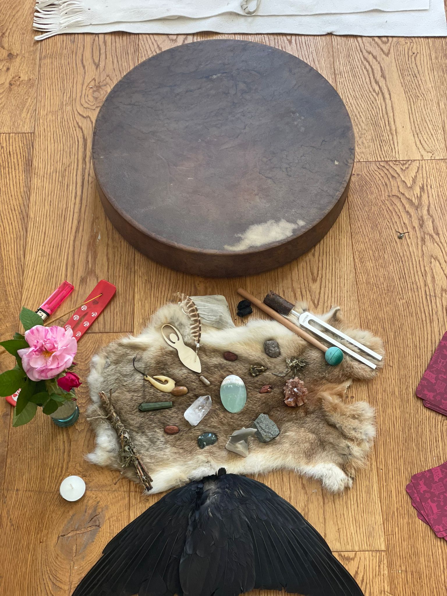 Medicine Drum Making Workshop UK - Di Worrall